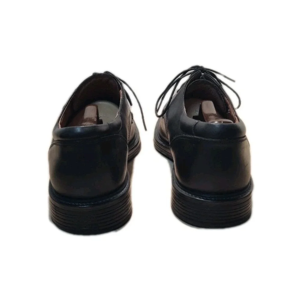 Bostonian Academy Mens Black Leather Split Toe Oxford Dress Shoes 10.5‎ M 28965